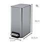 96 Avenue VIP 9L Stainless Steel Pedal Step Dustbin/Waste Bin with Soft Closing
