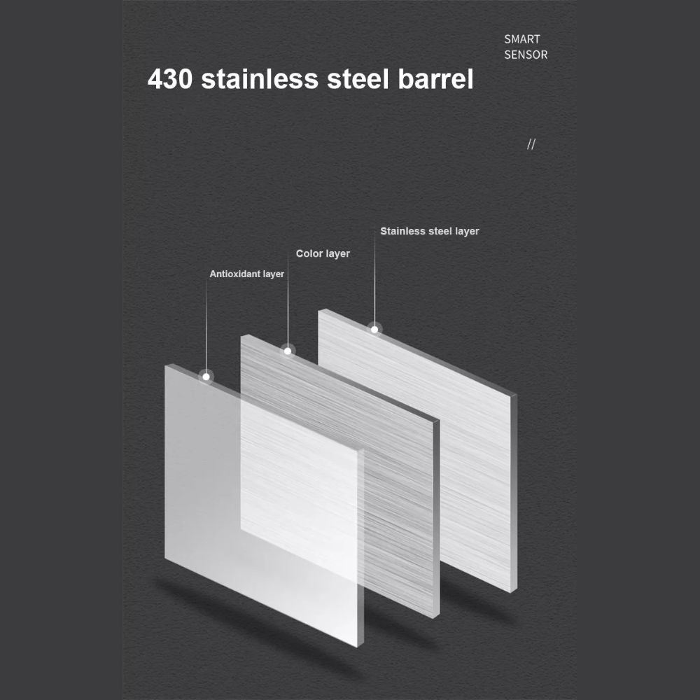 96 Avenue 30L Stainless Steel Legged Hand Press Dustbin/Waste Bin with Soft Closing