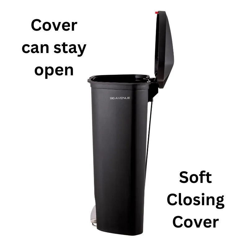 96 Avenue PP 50L Cover with Lock System Pedal Step Dustbin/Waste Bin with Soft Closing