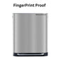 96 Avenue 30L+30L Stainless Steel Pedal Step Dustbin/Waste Bin with Soft Closing